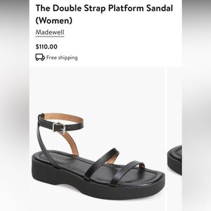 The Double-Strap Platform Sandal
